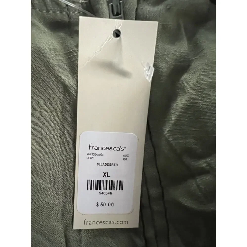 NWT Francesca's Trixxi Women's Green Dress Sz XL - Picture 3 of 4